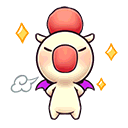 Moogle with angry face.