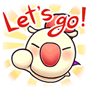 Moogle saying: let's go!