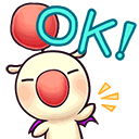 Moogle saying: ok!
