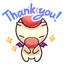 Moogle saying: thanks!